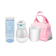 AcoMo PS III 第三代90秒紫外線專業殺菌器粉旅3件組 +750ML環保水杯+多功能媽媽包, 藍色, PS3-B