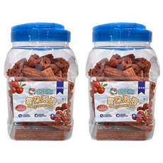 舒芙狗 雲朵泡泡潔牙骨 蔓越莓, 500g, 2罐