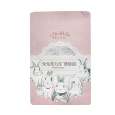 Aimilkote 愛米可緹 兔兔疫力佳 體驗組, 蘋果香蕉口味, 7包入, 400mg, 1袋