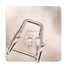 Easy 易立家 無痕掛勾 砧板架 304不鏽鋼 凹凸面可用 免釘 免鑽, 玫瑰金色, 1個