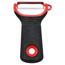 OXO Good Grips Prep 鋸齒削皮器，適合左右手使用，內置馬鈴薯挖眼器，洗碗機適用, 混合顏色, 1個