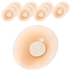小麥購物 矽膠胸貼 E138 6.5 x 6.5cm 7g, 12片
