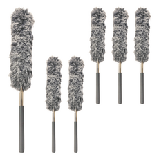 Utsumi 內海 除塵伸縮刷, 深灰色, 6支