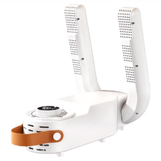 智能可折疊烘鞋器, 紫外線殺菌, 360°全域烘乾, 方便易收納, 奶白色, 1台, RTW020216970125