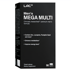 LAC 利維喜 美佳男用綜合維他命, 1個, 90顆