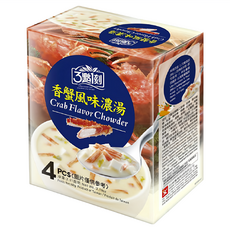 3點1刻 香蟹風味濃湯, 60g, 1盒