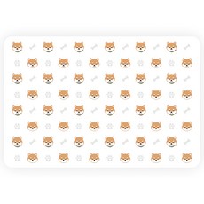 Petconomy 可水洗柴犬狗狗尿布墊, 1個, 白色