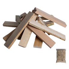 ILIFE 嚴選實木材 Set 贈送助燃木屑 櫸木 橡膠木 胡桃木 露營篝火取暖 烤肉 氣氛營火, 1組, 10kg