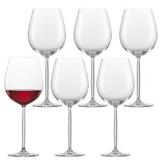 ZWIESEL GLAS DIVA系列 紅酒杯, 613ml, 6個