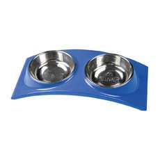 SUPER 休普 宛如彩虹般繽紛亮麗拱型雙口碗, 藍色, 1個