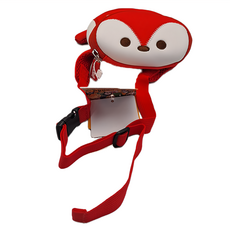 NOHOO 諾狐 趴趴小孩腰包 狐狸 NHY014 SBR潛水布料, 14 x 13.5 x 10cm