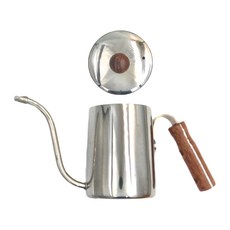 A-IDIO 手沖細口壺 600ml, 銀色 420g, 1個