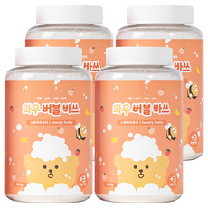 Aguard 泡泡入浴粉 甜蜜果香, 4罐, 400g