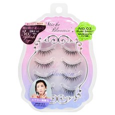 Miche Bloomin 蜜絲綸美 假睫毛 輕盈自然 可重複使用, NO.03 Pure 純真甜美, 1盒