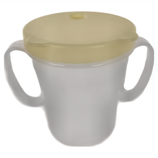 Edison防拔防漏吸管水杯 穩穩杯, 黃色, 250ml, 1個