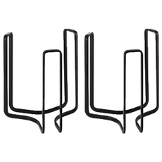 c005 日式廚房碗盤架 小號碗杯架 182g, 黑色, 2個