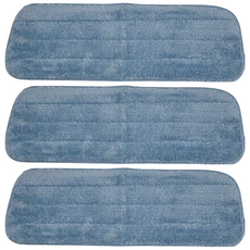 NEXCLEANS 舞水痕 超細纖維拖把替換組-無限型, 黏貼式底座, 360度旋轉, 43 x 13cm, 3片