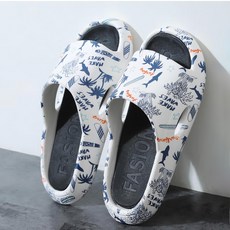 室內家居軟Q拖鞋，特殊防滑設計，柔軟回彈材質，EVA材質，透氣不悶腳，休閒拖鞋，PVC材質，尺寸36-45, 270mm, 黑白色, 1雙