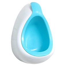 aguard 二合一兒童學習馬桶/尿桶,符合人體流線型設計，特大容量1.6L，可拆式便盤清洗容易, 天藍色