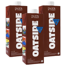 OATSIDE 歐特賽 巧克力燕麥植物奶 澳洲燕麥, 1L, 3瓶