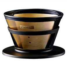 Cores 黃金手沖濾杯-大, 純金電鍍(304不鏽鋼), 規格網格技術, 濾杯, 1個