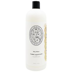 VERT BLANC 嬰兒衣物柔軟精 白色純淨 溫和配方, 1L, 1瓶