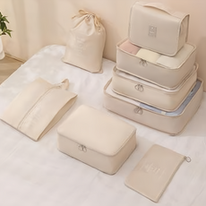 S-SportPlus+ 旅行收納組8件 J9001001-04, 米色