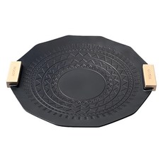 六芒星防燙加厚麥飯石烤盤, 35cm, 1個