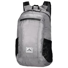 vanaheimr WIDE VIEW 輕量摺疊防水後背包，85g超輕便，附收納袋, 展開41 x 24 x 16cm, 灰色