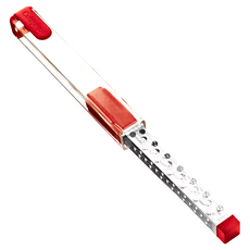 Cuisipro 筆型刨刀組 刨絲器 17cm長度 帶防塵透明蓋, 紅色, 1個