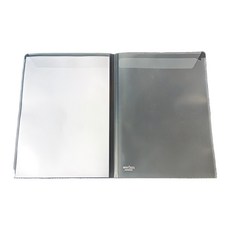 HFPWP 超聯捷 台灣製 環保無毒 A3&A4透明壓花資料夾 文件夾 卷宗 10入, 透明, 1組