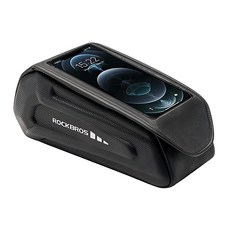 ROCKBROS 洛克兄弟 自行車上管袋, 黑色, 1個