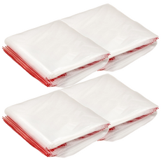 樂麥 夾鏈袋 - 水果 糖果 餅乾 麵包收納, 7號, 100個, 4包