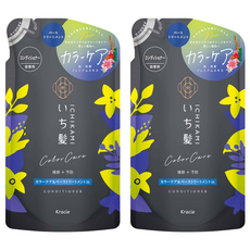 Kracie 葵緹亞 ICHIKAMI 女髮護色亮澤潤髮乳 補充包, 330g, 2包
