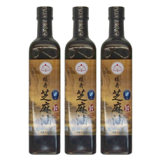 福壽實業 100%芝麻油, 520ml, 3瓶