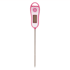 KOSTEQ 幾何附蓋料理電子溫度計 TKO-101-PK 粉色, 1個