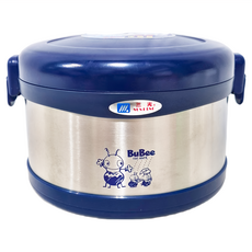 BuBee 小蟻布比 三光牌 佳用真空飯盒 保溫, 藍色, 1個