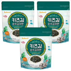 ibobomi 海苔酥 綜合蔬菜 無添加食鹽砂糖 韓國產4種蔬菜芝麻油, 25g, 3包