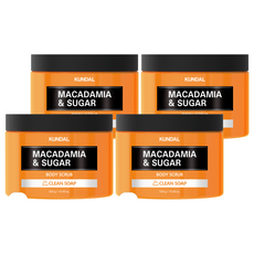 KUNDAL 昆黛爾 澳洲堅果細砂糖磨砂膏, 婚禮花束香, 550g, 4罐