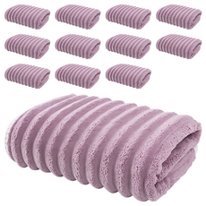 EDISH 雲朵珊瑚絨加厚抹布 顏色隨機, 12條