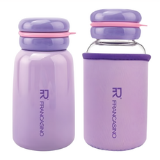 FRANCASINO 弗南希諾 紫鑽禮盒 真空瓶 300ml + 玻璃瓶 400ml, 紫色, 1盒