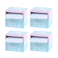 咔巴熊 抽拉式便利貼, 漸變藍, 256張, 4盒