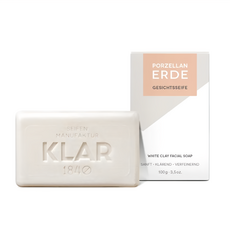 德國klar seifen 溫和低敏洗顏皂 白礦泥, 100g, 1個