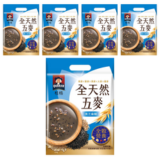 QUAKER 桂格 全天然五麥 黑芝麻糊, 30g, 10包, 5袋