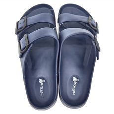 MONZU 滿足 涼拖鞋，EVA環保多功能鞋，MIT品質認證, 丈青色, 42號