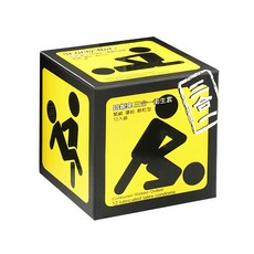 Honey Time 哈妮來 樂活套三合一保險套 黃, 12入, 1盒