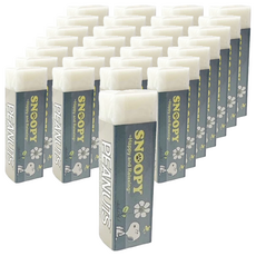 PEANUTS 史努比 SNOOPY小日子 黏屑型橡擦, 灰藍色, 72個