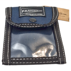 FARM HUT 1680D尼龍防水可伸縮識別證袋，帆布金屬五金材質, 001009BL, 1個