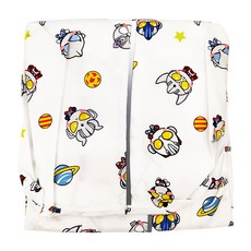 愛北鼻 兒童加厚加強防水雨衣 加厚款-加高領口防水 XL碼 建議 1入, 白星球奧特曼, 120~130cm