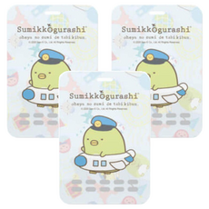 KEEP BARRIER 角落小夥伴 企鵝款 3D隱形防疫卡 有效持續1個月 實驗證明對抗細菌、病毒、過敏原及異味, 10g, 3個